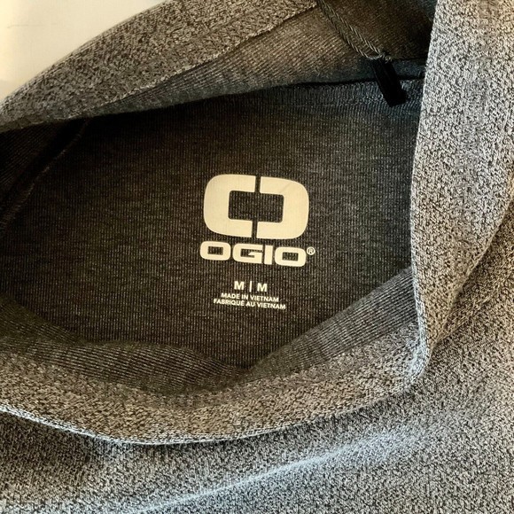 OGIO Womens M Petrol Grey Heather Transition Pullover NCAA Embroidered Sweatshir - Picture 2 of 8